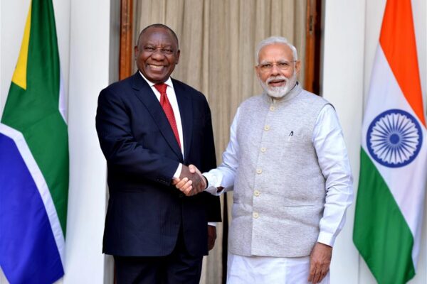 Presidents of South Africa and India